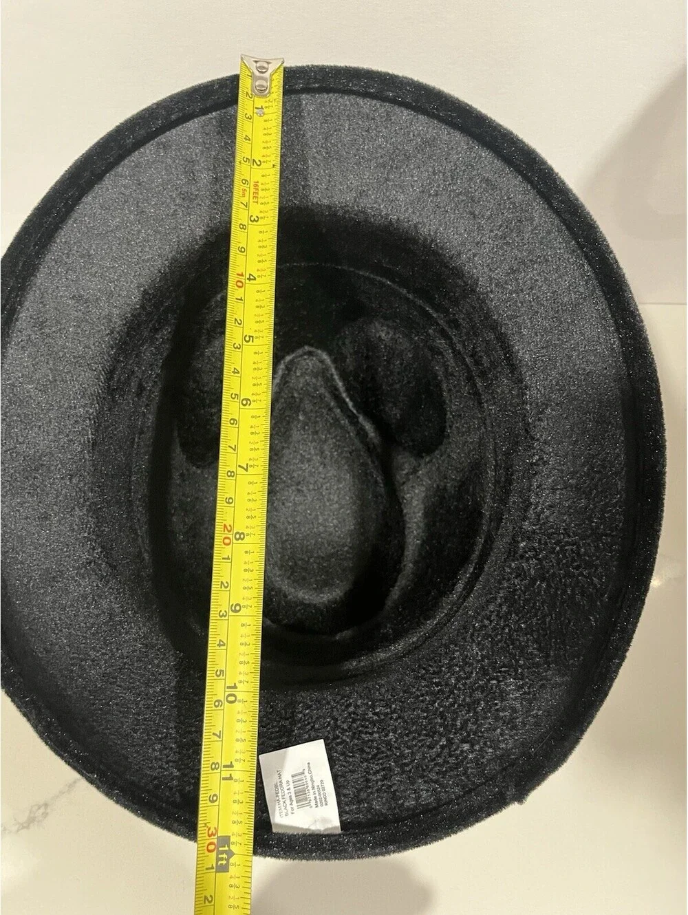 BLACK FEDORA/PARTY HATS CASINOS EVENTS/NEW YEAR'S EVE Costume Velvet